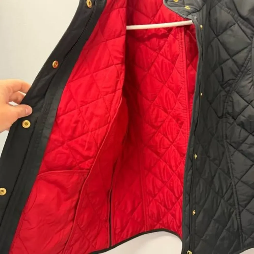 Women’s Ralph Lauren black quilted barn coat size large